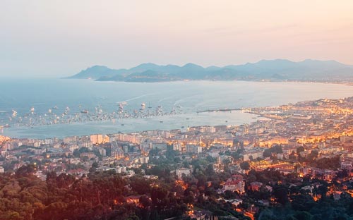 Mise en avant de la ville de Cannes