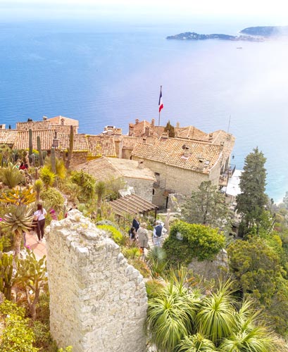 Mise en avant de la magnifique ville perché de Èze