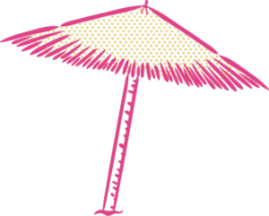 Illustration d'un parasol